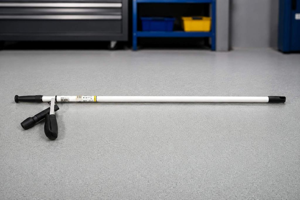 Telescopic water meter reading stick