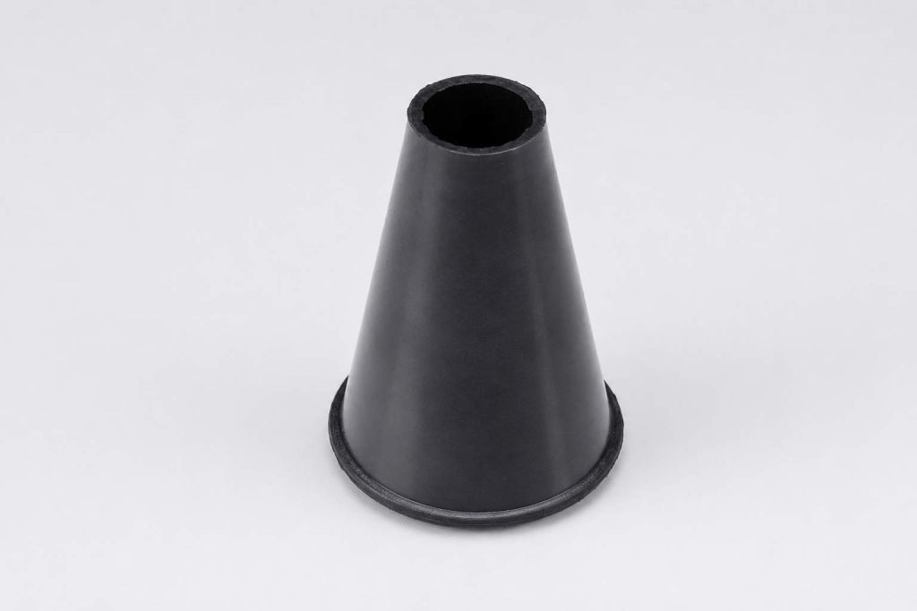 Vulcanized rubber WC connection funnel